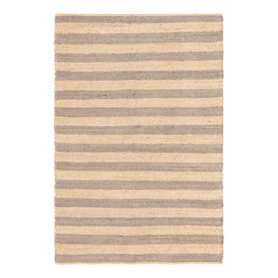 Fredric Hand Braided Striped Indoor Rug