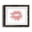 «Rose Gold Lips», impression sur papier encadrée-838122626-838122630