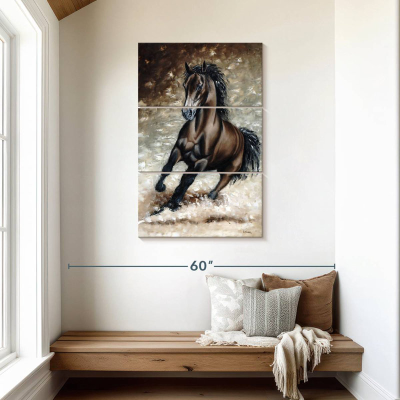 Brampt Frisky Arabian, 45" H x 28" W