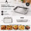 Stainless Steel Roasting Tray in Mirror Finish-1078907615