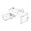 Bureau blanc en bois manufacturé en forme de L-469665779-469665780