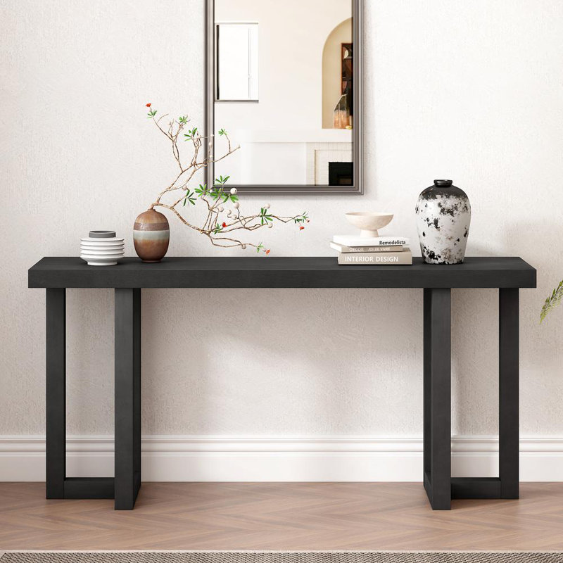 Console Table, Black/Black