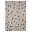 Tanzanite Cowhide Geometric Area Rug-1462682080