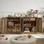 Buffet avec portes de grange