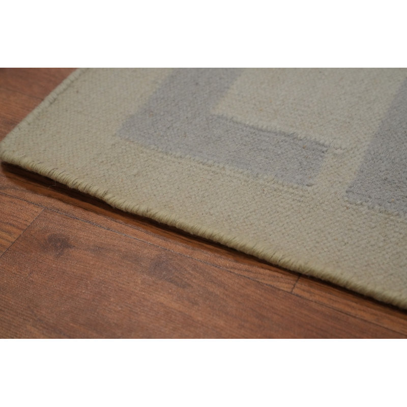 Tapis à motif géométrique kilim Durrie