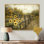Dortley tournesols le long de la clôture de grange III - tournesols, art mural