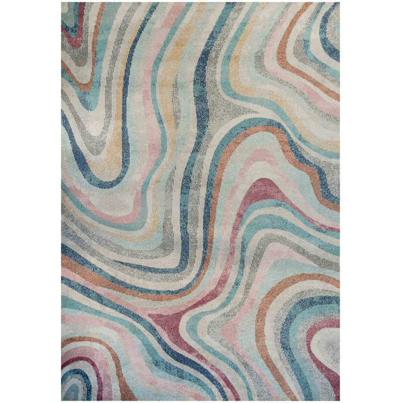 Bhawari Abstract Area Rug, Rectangle 120 x 170cm