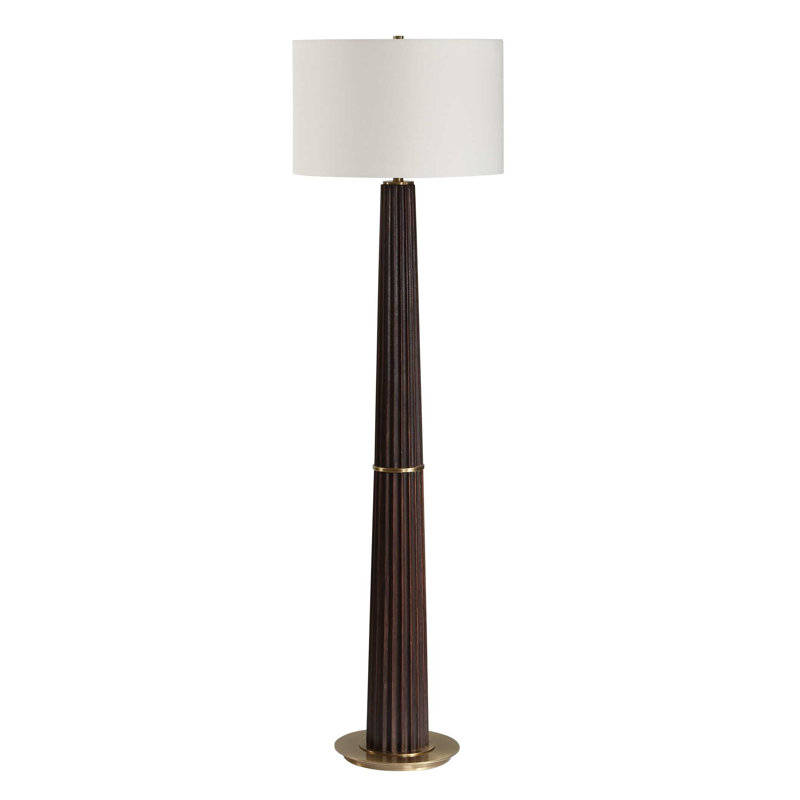 Uttermost Forage Dark Oak Floor Lamp