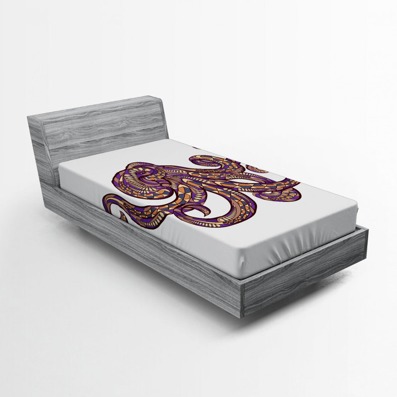 Drap-housse pour octopus, Drap-housse de taille simple