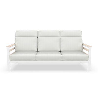Townsend Metal Outdoor Sofa With Sunbrella Cushion by Birch Lane