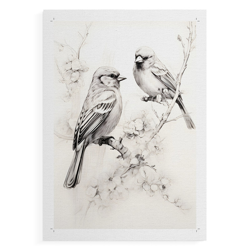 Imprimé animalier rétro L III - impression sur toile seulement - non encadrée, H 18 po x l 12 po