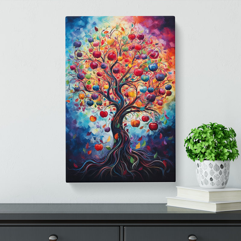 Apple Tree Expressionism - Print, 50cm H x 35cm W x 3cm D