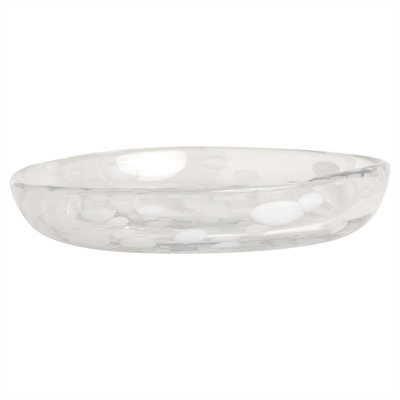 Jali Handmade Glass Salad/Dessert Plate
