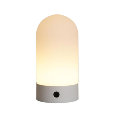 Battery Operated Cactus Table Lamp Waterproof Portable Cordless Led Mood Light White