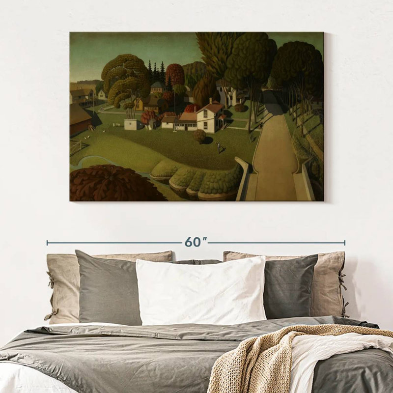 Alvord The Birthplace Of Herbert Hoover, 34" H x 51" W