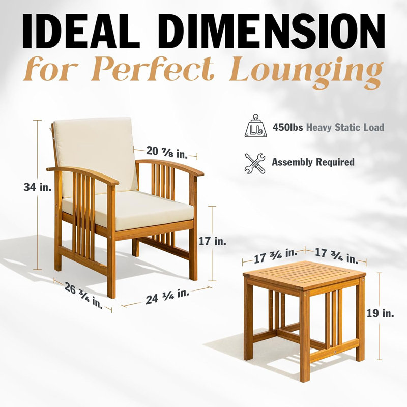 Solid Wood Club Chairs