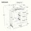 Meuble-lavabo avec lavabo et armoire avec tiroirs-419437292-419437293
