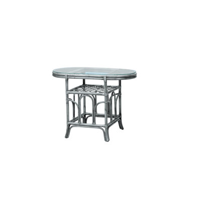 Arbor Oval Glass Dining Table