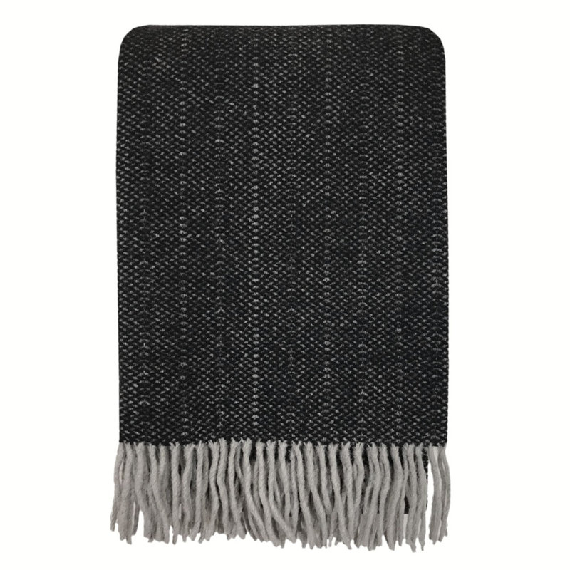 Jeté Fibre par Auskin, Noir