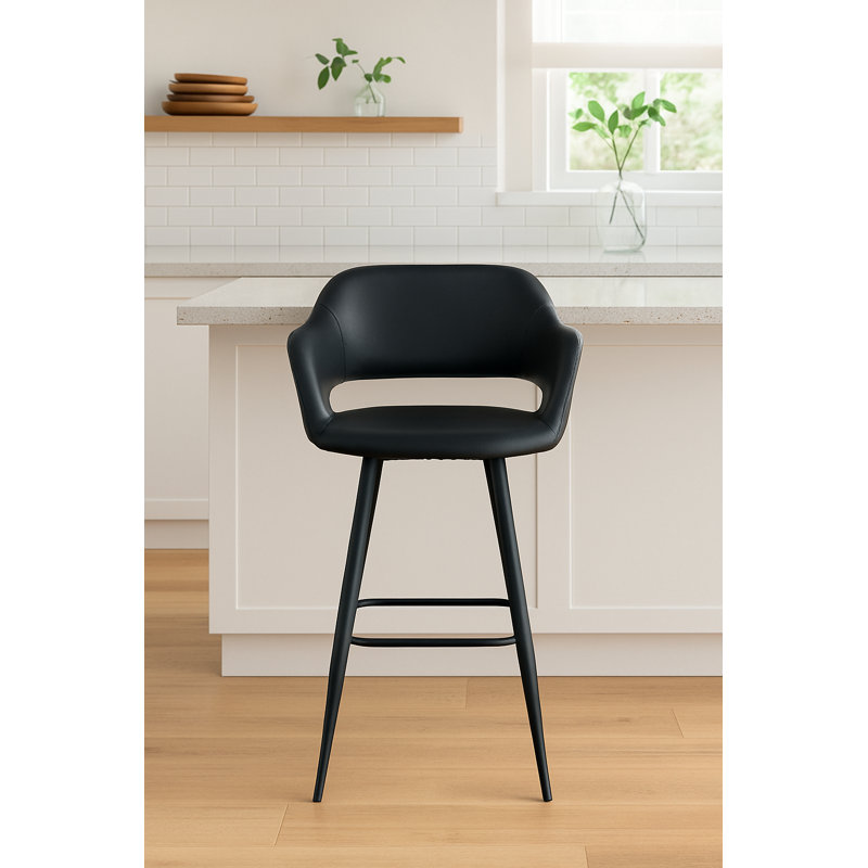 Lake Shore Counter Stool (Set Of 2), Black