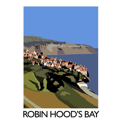 'Robin Hoods Bay' by Richard O'Neil - Print