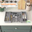 Cutlery Drawer Organiser Large, Extendable Cutlery Tray,8 Compartment, Kitchen Drawer Organiser Utensil Spoons Forks Knives-776024456