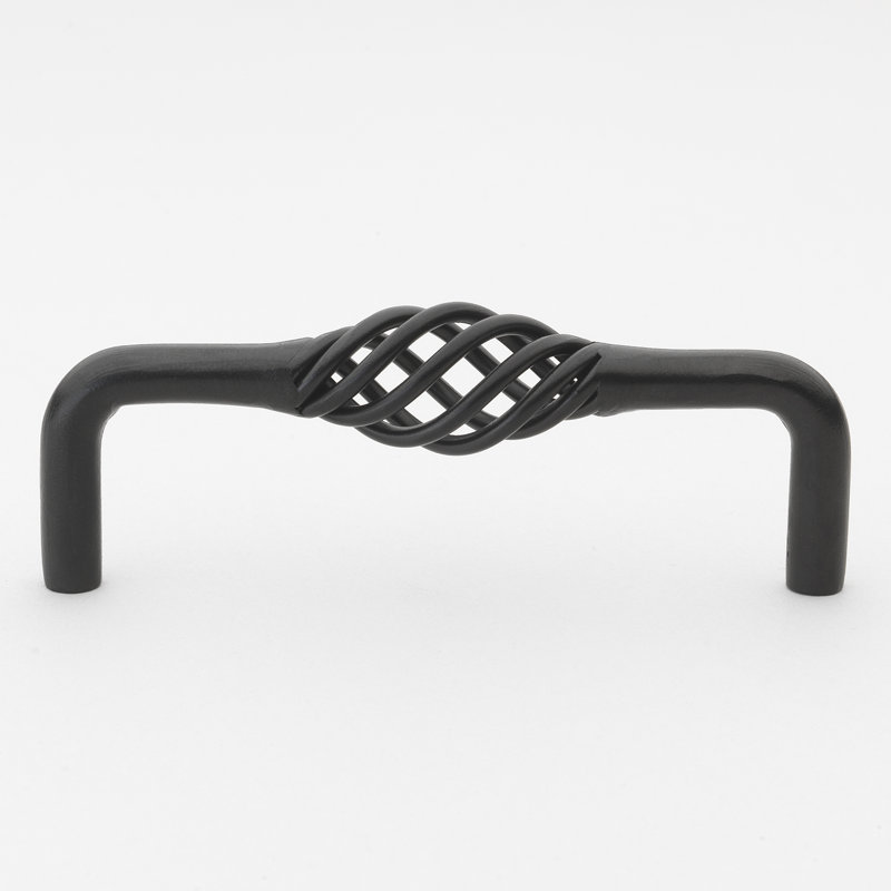 Ensemble de 10 tiroirs centre à centre (ensemble de 10), Noir mat, 3.75", 10