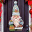 Décoration de noël vieillesse, porte de vacances en bois/suspendue au mur