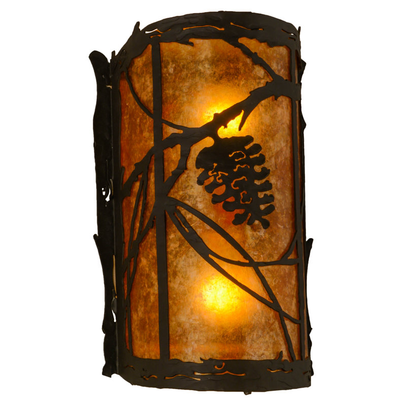 Rustic Lodge 2 - Light Flush Mounted Sconce