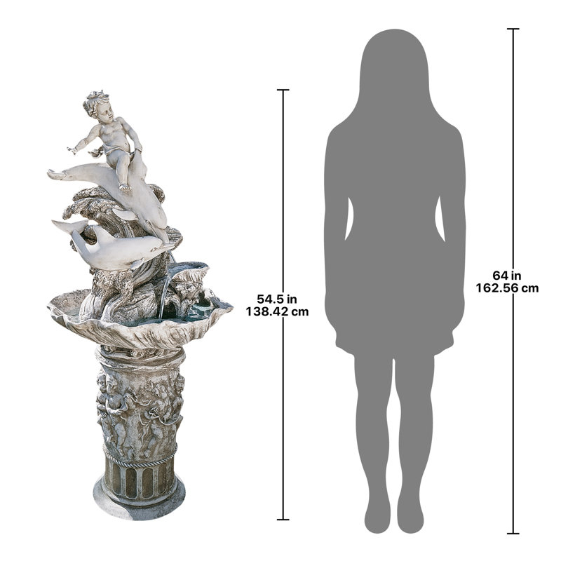 Fontaine sculpturale Young Poseidon