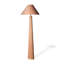Lampadaires camel + polyester doré + métal-131236874