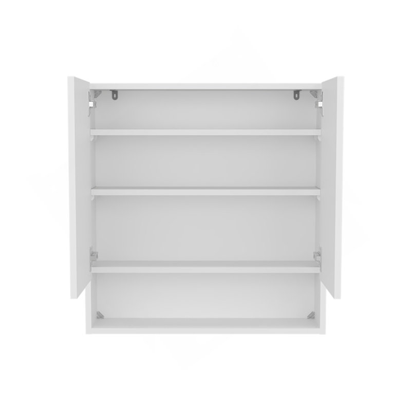 Pharmacie, 2 portes, 4 tablettes, blanc