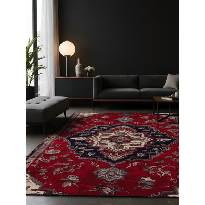 Tapis rouge soyeux et moelleux