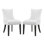 Ensemble de 2 chaises de salle à manger en similicuir Marquis