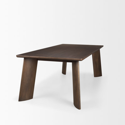 Jonan Solid Mango Wood Rectangular Dining Table
