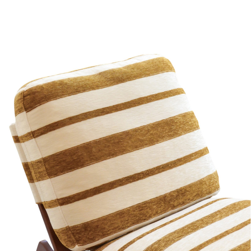 Solid Wood Rocking Chair, 2, Jaune