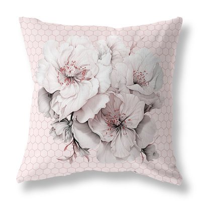 Magnolia Majesty Floral Reversible Throw Pillow