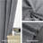 Rithvika Velvet Solid Color Noise Reducing Blackout Grommet Curtain Panels for Home & Office-1022078750-1030711770