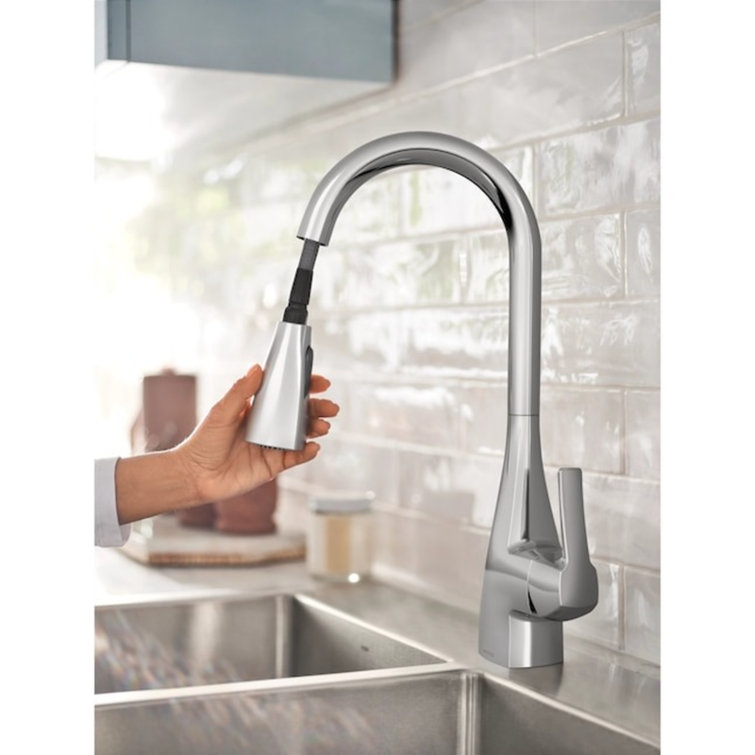 Moen Kiran One-handle High Arc Pulldown Kitchen Faucet with Power Clean