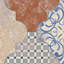 Riga 24" x 22" Ceramic Patterned Wall & Floor Tile