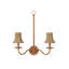 Bell Whitewashed Chandelier Shade-1823978097