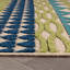 Tapis d'intérieur / extérieur géométrique Duxbury - orange / bleu marine / vert-69986545