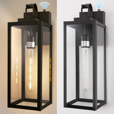 (Bulbs Included) Dusk to Dawn Outdoor Latern Wall Light Lamp Sconces Waterproof for For Porch Doorway