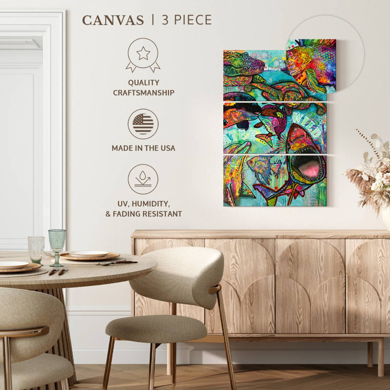 Brampt Water Wild, 57" H x 36" W