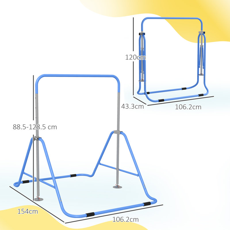 HOMCOM Steel Water Resistant Outdoor Kids Game