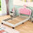 Upholstered Upholstered Princess Bed With Crown Headboard-350776979