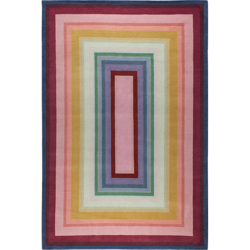 Paul Smith Prisma Mulberry Area Rug, Rectangle 4' x 6'