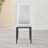 Edward Statement Pedestal Dining Table Set with 6 Luxury Faux Leather Upholstered Dining Chairs-1059651226-1059651231
