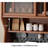 Medieval Style Solid Wood Rock Slab Food Cabinet