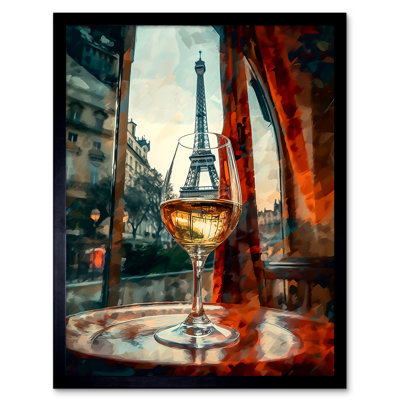 Akheel Through The Wine Glass - Single Picture Frame Print